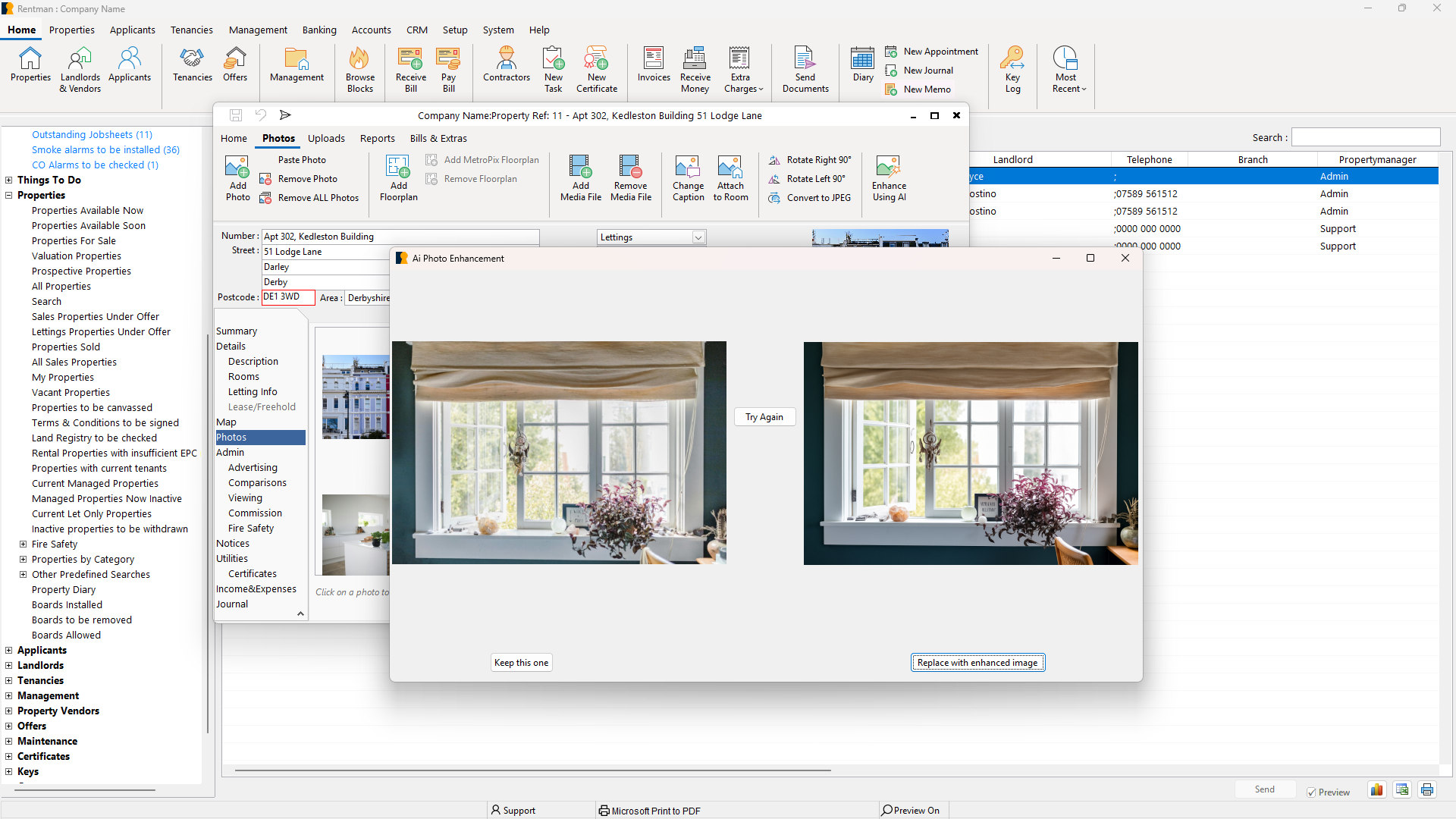 Lettings Dashboard 1
